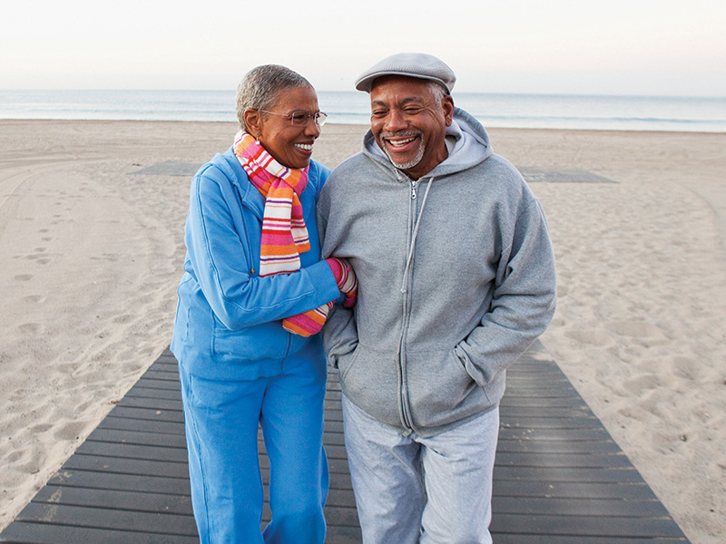 couple on beach