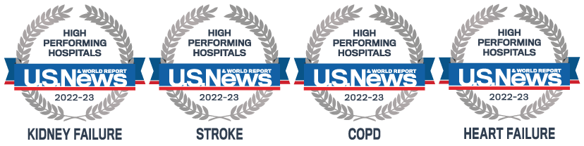 High Performing Hospital, U.S. News & World Report, Aiken Regional Medical Center, Aiken, SC