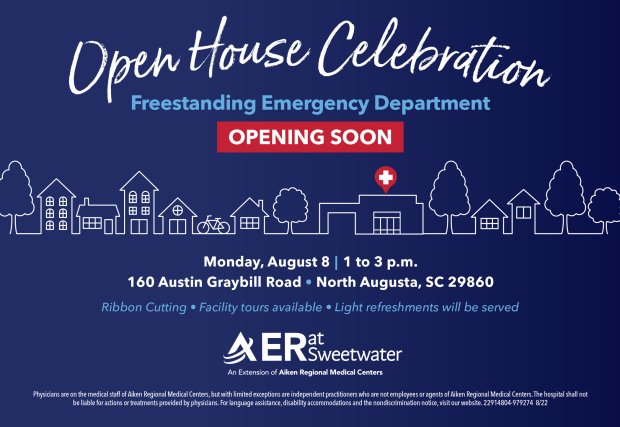 Aiken Regional to Hold Open House at New Freestanding Emergency Department