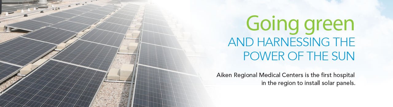 ARMC is the first hospital in the regional to install solar panels.